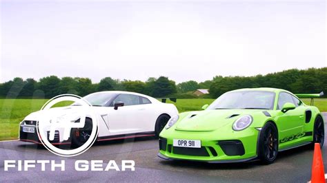 Fifth Gear: Porsche 911 GT3 RS Vs Nissan GTR Nismo