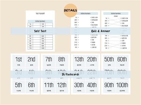 Korean Number Learning Set Korean Worksheets Hangul - Etsy