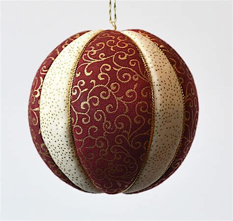 Quilted Christmas Ornaments Patterns Pdf Three Christmas Balls Sewing Pattern Quilted Christmas ...