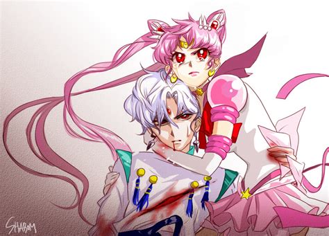 Eternal Sailor Chibi Moon and Helios - Chibi-Usa and Helios Fan Art ...