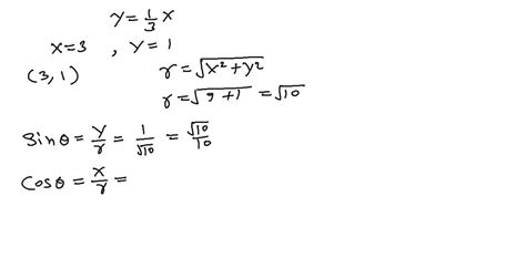 SOLVED:The terminal side of θlies on the given line in the specified ...