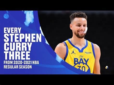 ALL 337 of Stephen Curry Three-Pointers From 2020-21 NBA Regular Season ...