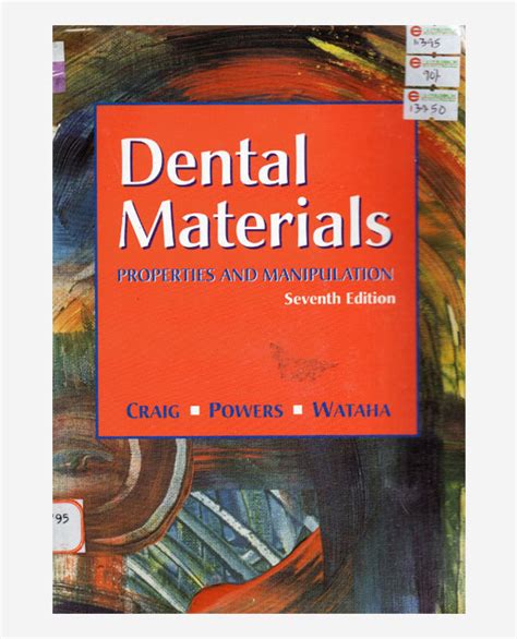 Dental Materials Properties and Manipulation 7th Edition | Library - Lyceum-Northwestern University