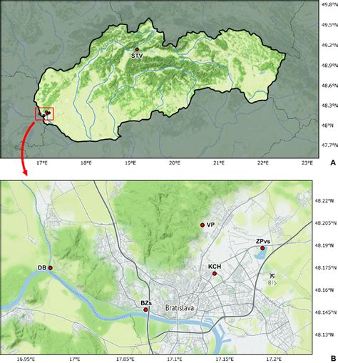 Sampling sites of nine new gastrotrich species discovered in Slovakia ...