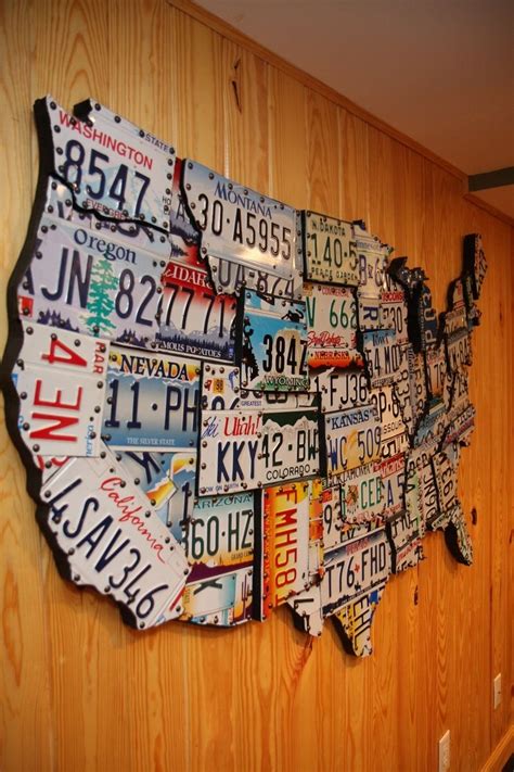 Handmade License Plate Art by The Junk Bunk | CustomMade.com