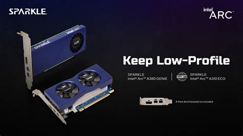 SPARKLE Announces Arc A380 Genie and A310 Eco Low-profile Graphics Cards | TechPowerUp