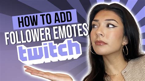 FASTEST WAY to add Follower Emotes to Your Twitch Channel - YouTube