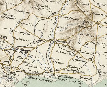 History of Ringwood, in New Forest and Hampshire | Map and description