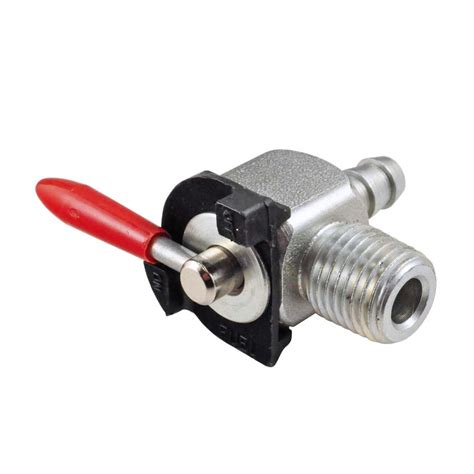 1/4” 90 Degree Petcock - Ball Valve - For Use with 1/4" ID Fuel Hose (1 ...