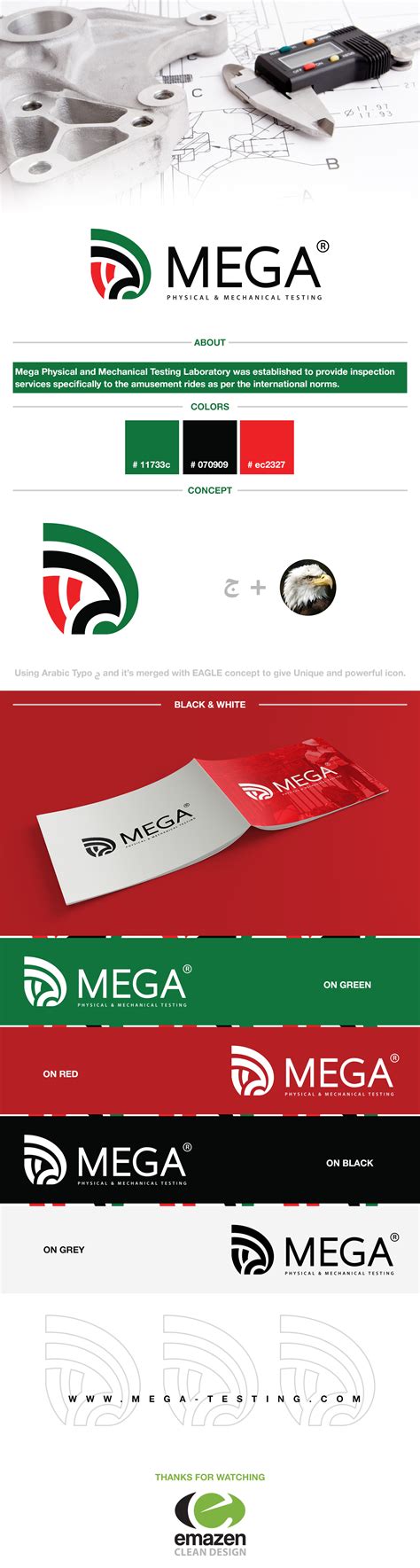 Mega Logo Design on Behance