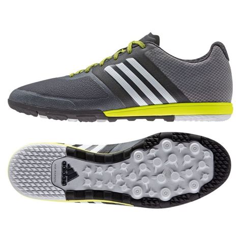 Designed to control the game, the Adidas ACE 15.1 turf soccer shoes use a soft synthetic upper ...