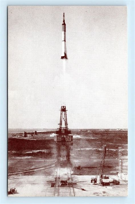 1962 NASA Liberty Bell 7 Launch Card 15 of 32 Exhibit Supply Arcade ...