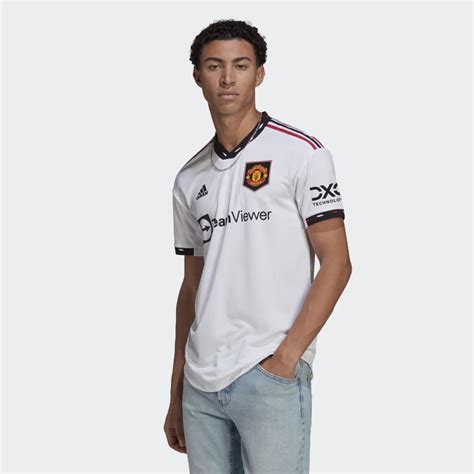 adidas Manchester United 22/23 Away Authentic Jersey - White | adidas ...