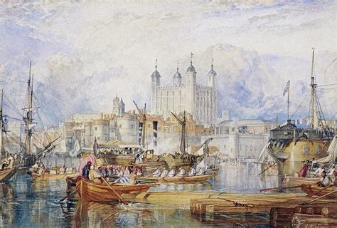 The Tower Of London Painting by Joseph Mallord William Turner - Pixels