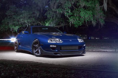 Toyota Supra Blue ADV.1 ADV5 TRACK Wheel | Wheel Front