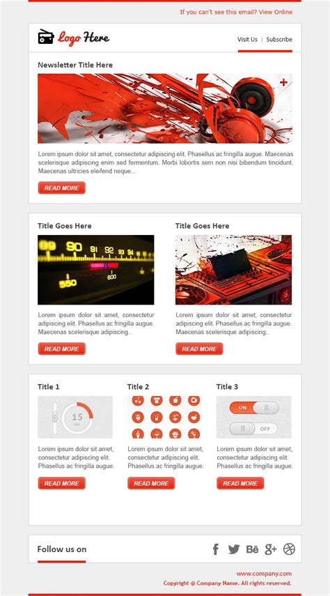 Email Newsletter Examples, Business Email Templates Sample | Email template business, Email ...