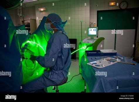 PROSTATE LASER SURGERY Stock Photo - Alamy