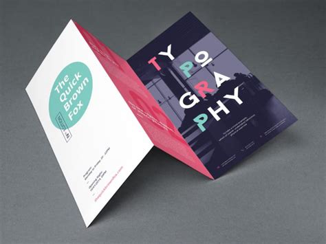 Tri-fold Brochure Mockup