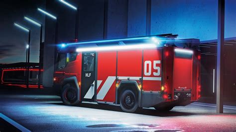 Rosenbauer RT Shows How an Electric Fire Truck Can Go Electric - autoevolution