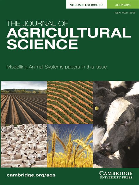 The Journal of Agricultural Science | Latest issue | Cambridge Core