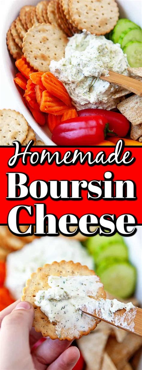 Homemade Boursin Cheese Recipe - Noshing With the Nolands