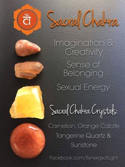 Crystals - Sacral Chakra | Sacral chakra, Chakra healing, Chakra