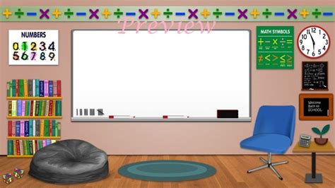 Bitmoji Classroom Template Math - Etsy | Classroom background, Classroom, Math template