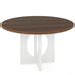 Tribesigns Round Dining Table 47" Wood Kitchen Table for 4-6 People