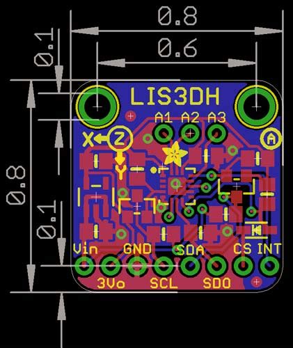 LIS3DH Accelerometer Module Pinout, Datasheet, Equivalent, Circuit, and ...