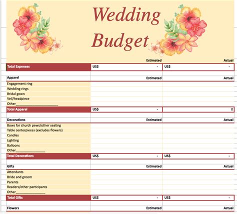 Wedding Budget Checklist 2023 (FREE Template)