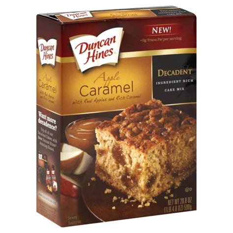 Duncan Hines Decadent Apple Caramel Cake Mix - Shop Baking mixes at H-E-B