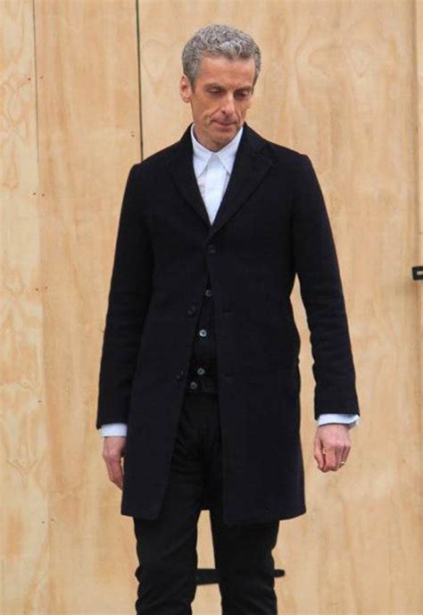 Peter Capaldi is suited and booted as he films in Doctor Who costume ...