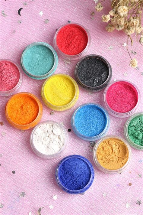 Loose Pigment Powder Slime Pigment Orange Shimmer Pigment DIY | Etsy