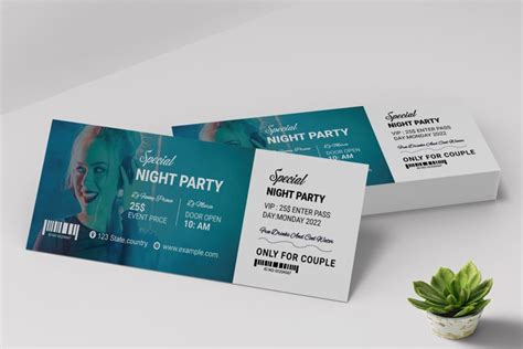 Event Ticket Template Design