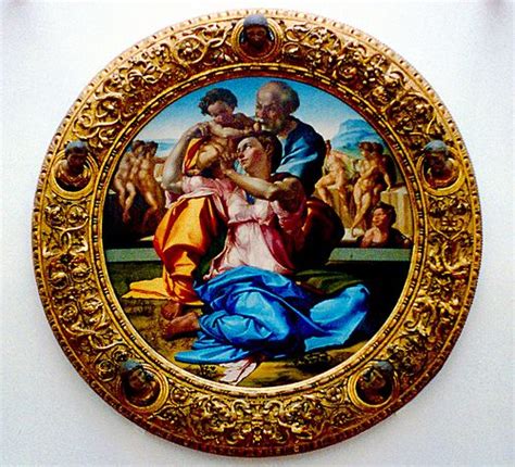 Michelangelo Buonarroti: Picture of Holy Family (Tondo Doni) - Uffizi - 35mm Film SLR ...