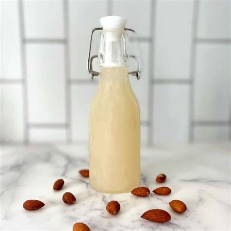 Almond Milk Orgeat Syrup | Almond Milk | Tiki | EmilyFabulous