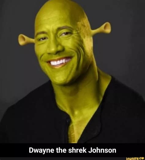 Dwayne the shrek Johnson - Dwayne the shrek Johnson - ) Crazy Funny Pictures, Funny Profile ...