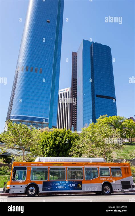 Los Angeles California CA L.A. Downtown Bunker Hill city skyline Stock Photo: 72155725 - Alamy