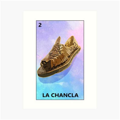 "LA CHANCLA" Art Print by xcharls1 | Redbubble