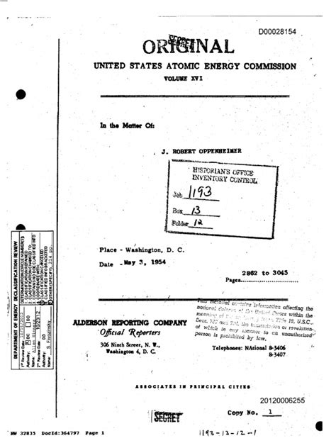 Vol XVI Oppenheimer | PDF