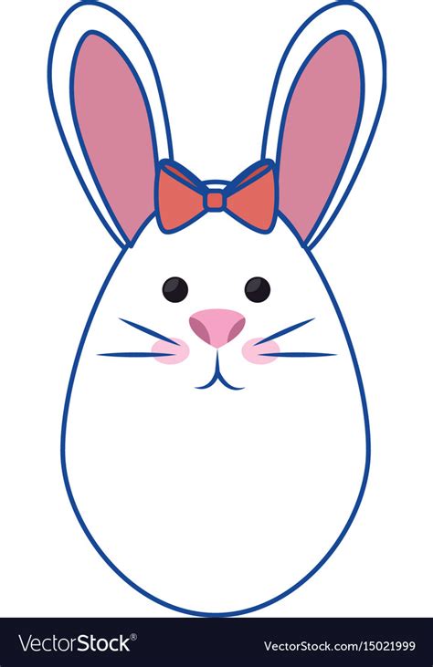 Cute bunny icon Royalty Free Vector Image - VectorStock