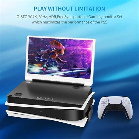 G-STORY 15.6 Inch Portable Gaming Monitor for PS5