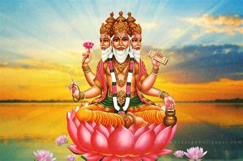 Lord Brahma, the Hindu God of Creation - Wordzz