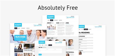 Free Business Responsive Template Website Template