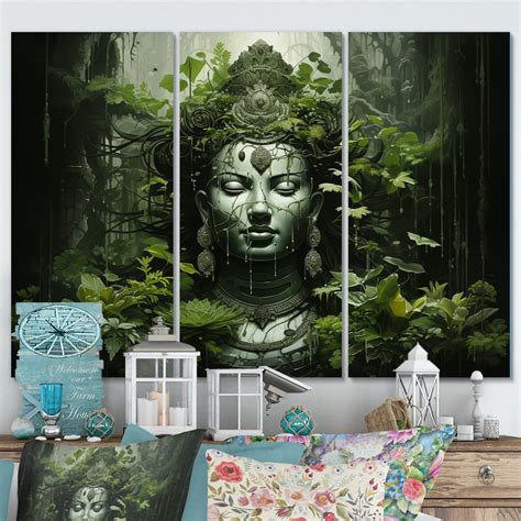 DesignArt Buddhism Sacred Mantra II - Spiritual Metal Wall Art Living ...