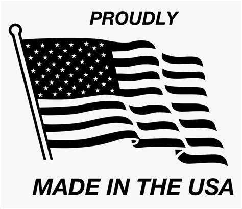 Made In Usa Logo Png Transparent - Made In America Black And White, Png Download , Transparent ...