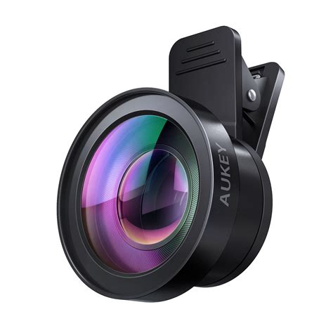 AUKEY Ora iPhone Camera Lens, 0.45x 120° Wide Angle + 15x Macro Clip-on iPhone Lens for iPhone 8 ...