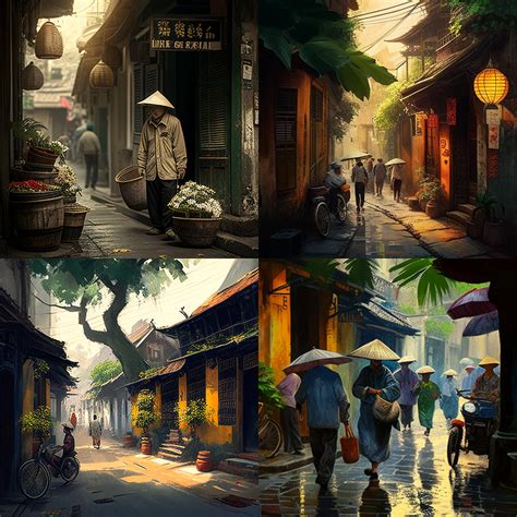 Hanoi traditional street Digital Art by Taslim Braimah - Fine Art America