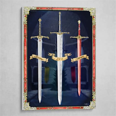 Valyrian Steel Swords by Cæsar Filho