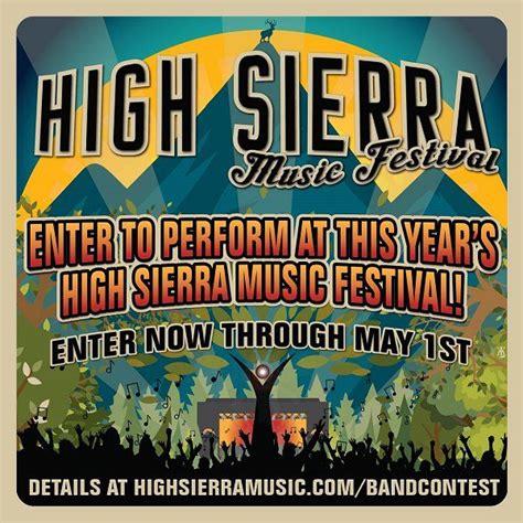 High Sierra Announces 2017 Band Contest | Festival, Music festival, The ...